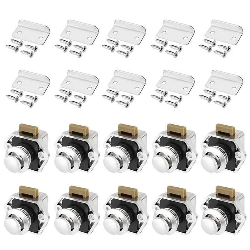 Home Security Tapo - 10 Pcs pulsante Keyless Lock Latch