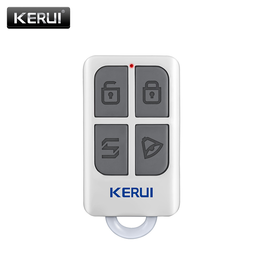 Home Security Alarm System - KERUI Portachiavi a 4 pulsanti con