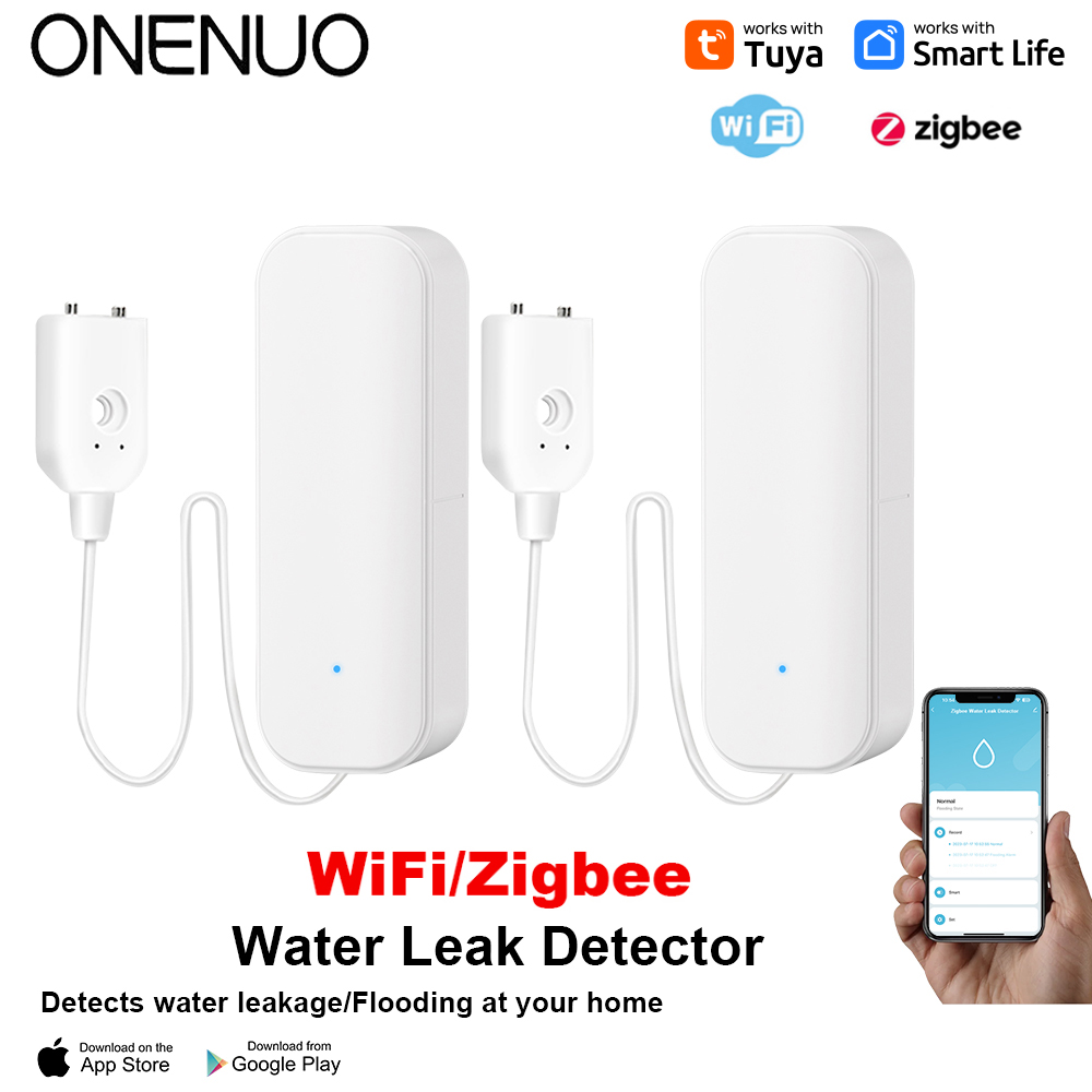 Home Security Alarm System - WiFi/Zigbee Sensore Acqua Tuya Allarme Perdite