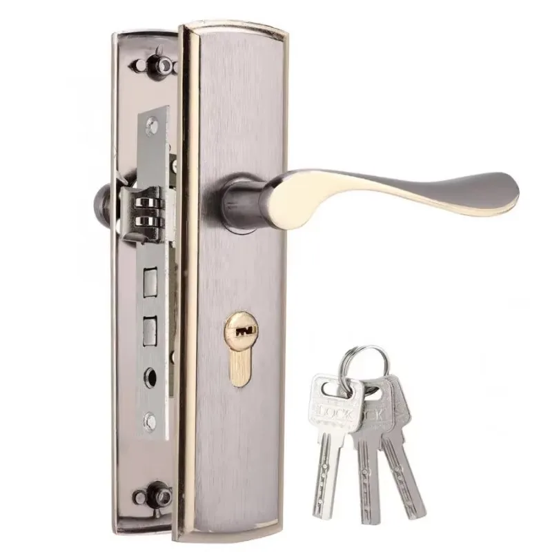 Home Security Essential - Serratura della maniglia della porta d'oro