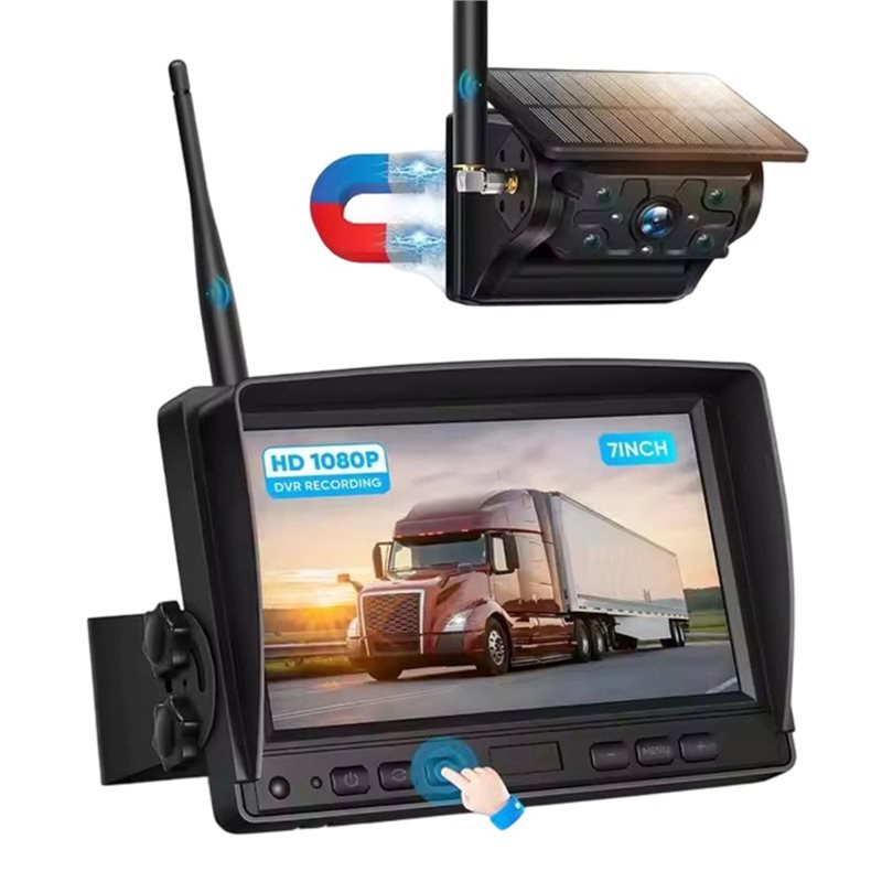 Camera Solar Wireless - 【CYBER MONDAY】Telecamera di retromarcia con alimentazione