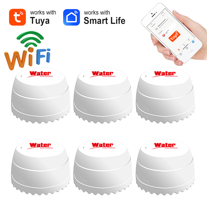 Home Security Alarm System - Tuya WiFi Sensore di perdite d'acqua