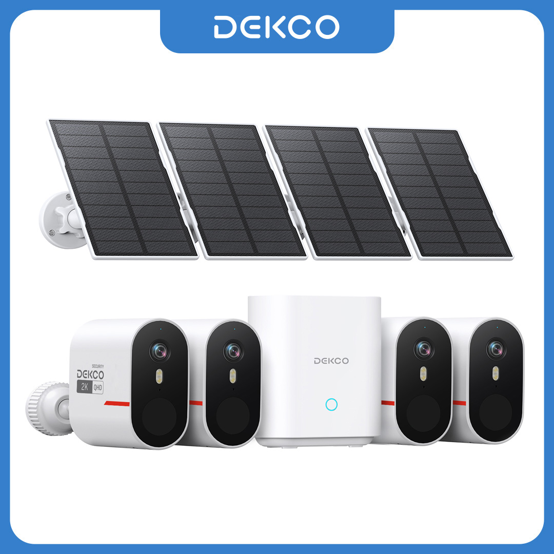 Camera Solar Wireless - Sistema di telecamere solari WiFi Dekco