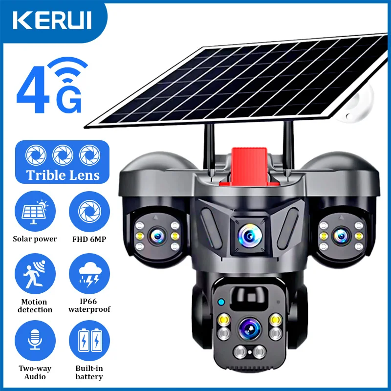Home Security Adt - KERUI V380 Pro PTZ Esterna 6MP