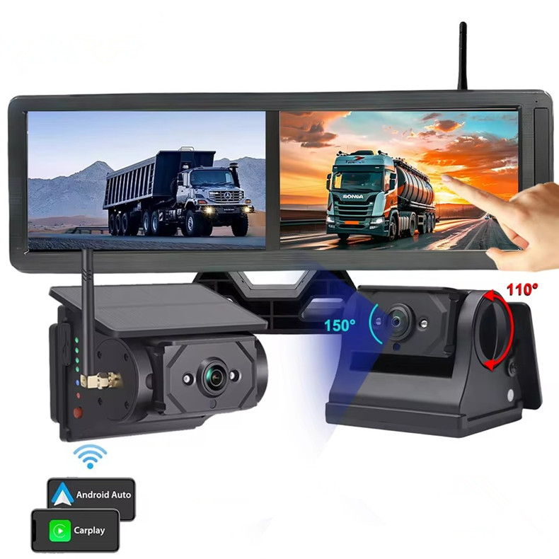 Camera Solar Wireless - Registratore DVR per Camion da 15,6