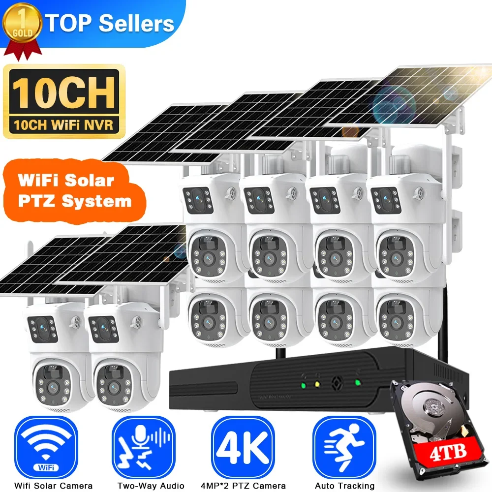 4K 8MP Dual Lens Wifi Solar CC - Camera Solar Wireless recensione e prezzo