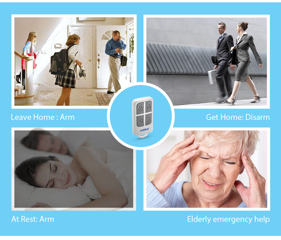KERUI Portachiavi a 4 pulsanti - Home Security Alarm System recensione e prezzo