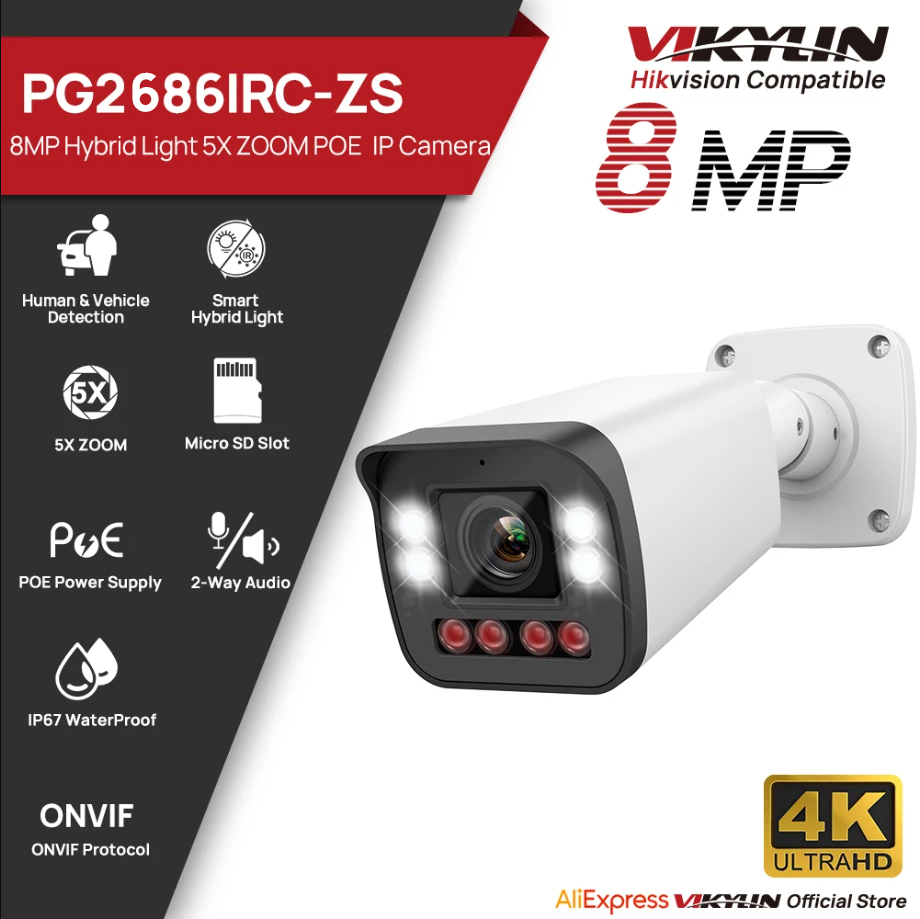 Telecamera IP Bullet VIKYLIN 8 - Home Security Hikvision recensione e prezzo
