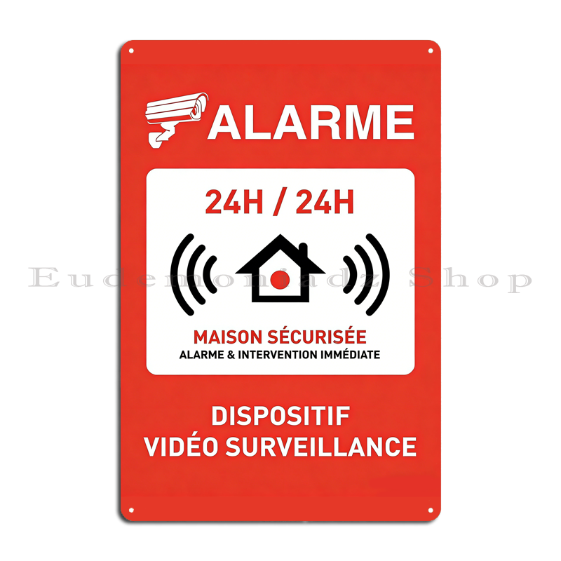 Targa in Metallo Vintage con S - Home Security Alarm System recensione e prezzo