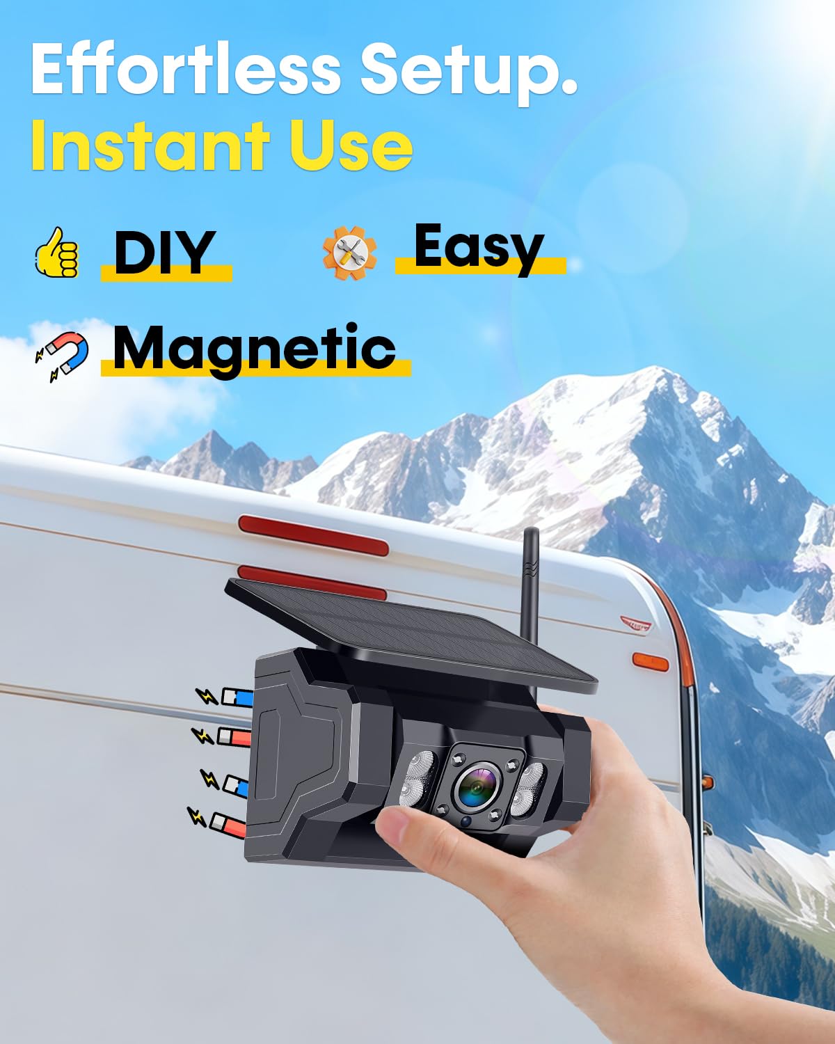 Telecamera di Retromarcia Wire - Camera Solar Wireless recensione e prezzo