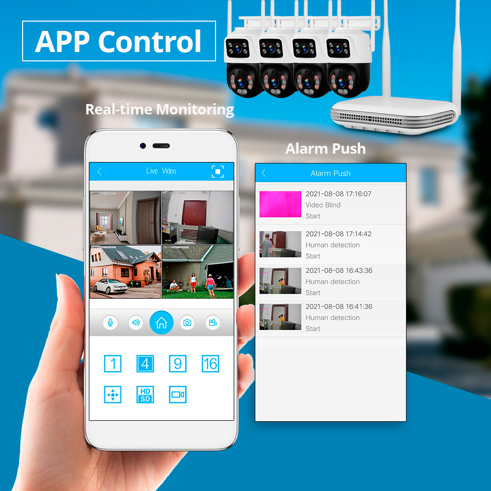KERUI Impermeabile 6MP HD Wire - Home Security Camera System recensione e prezzo