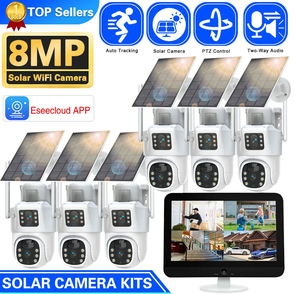 10CH Wireless NVR 4k 8mp Dual  - Camera Solar Wireless recensione e prezzo