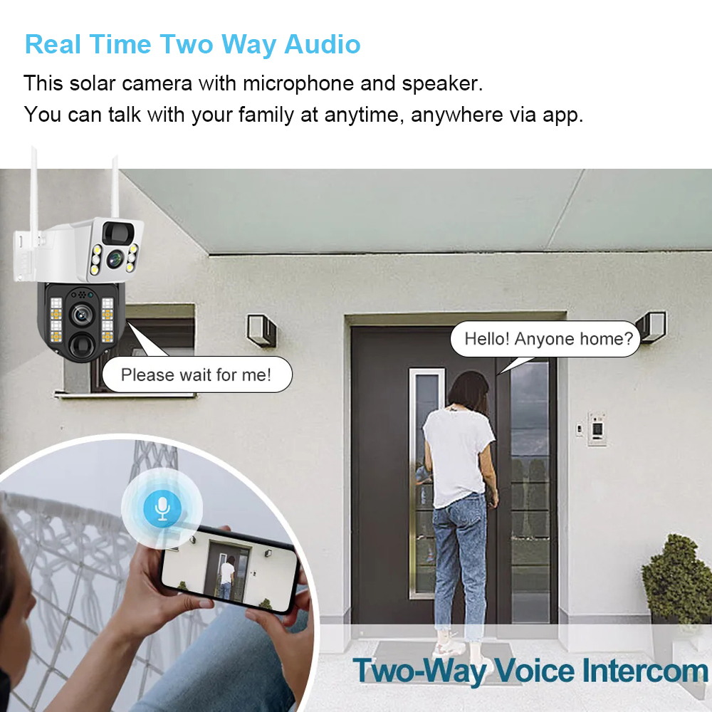 WiFi/4G telecamera solare IP C - Home Security Wireless Cameras recensione e prezzo