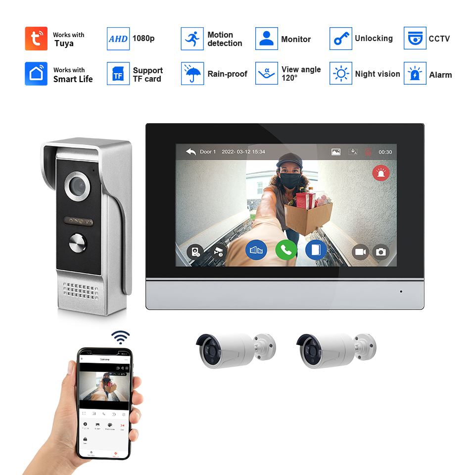 Schermo IPS da 7 pollici 2MP T - Home Security Ultimate recensione e prezzo