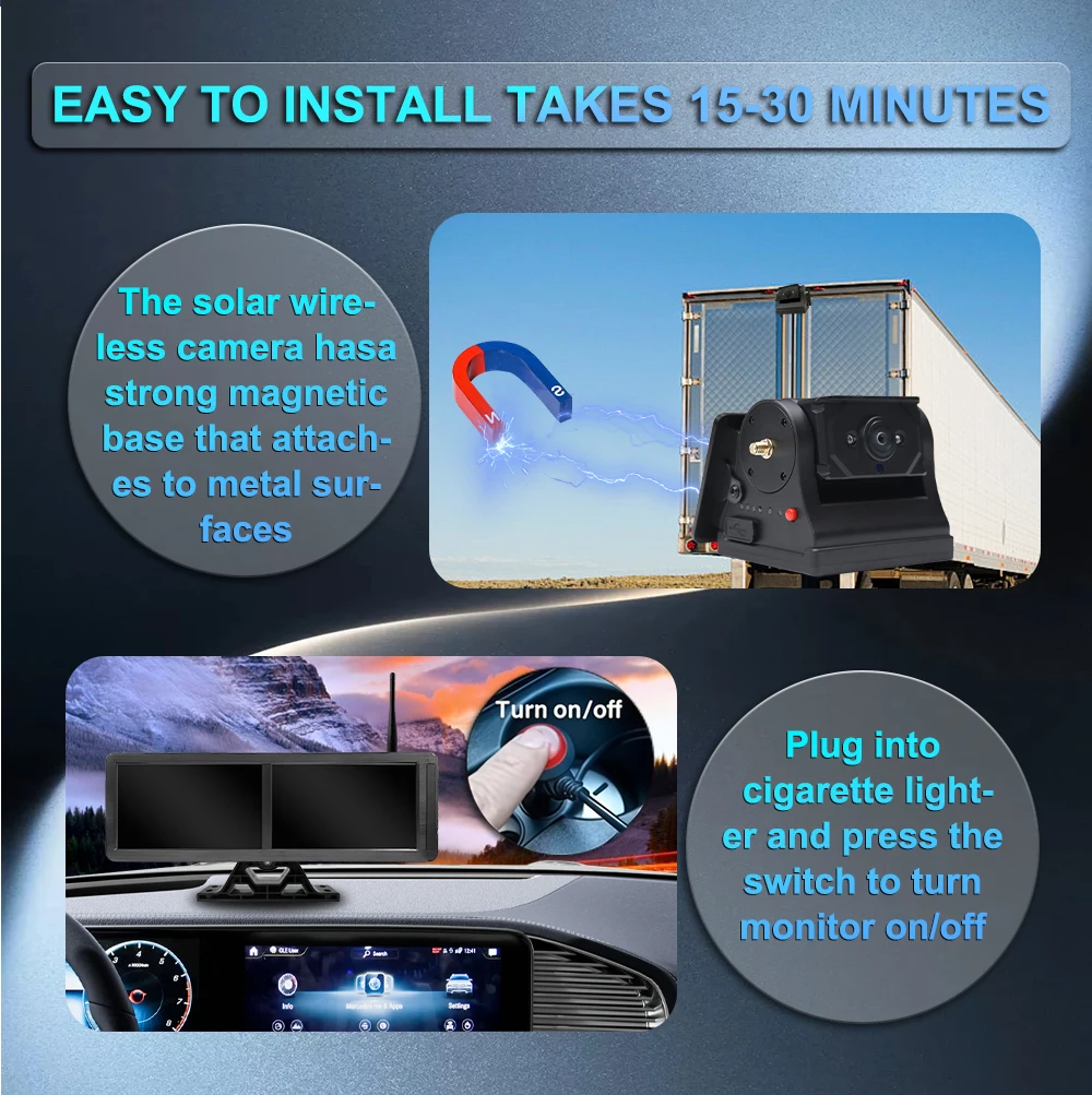 Registratore DVR per Camion da - Camera Solar Wireless recensione e prezzo
