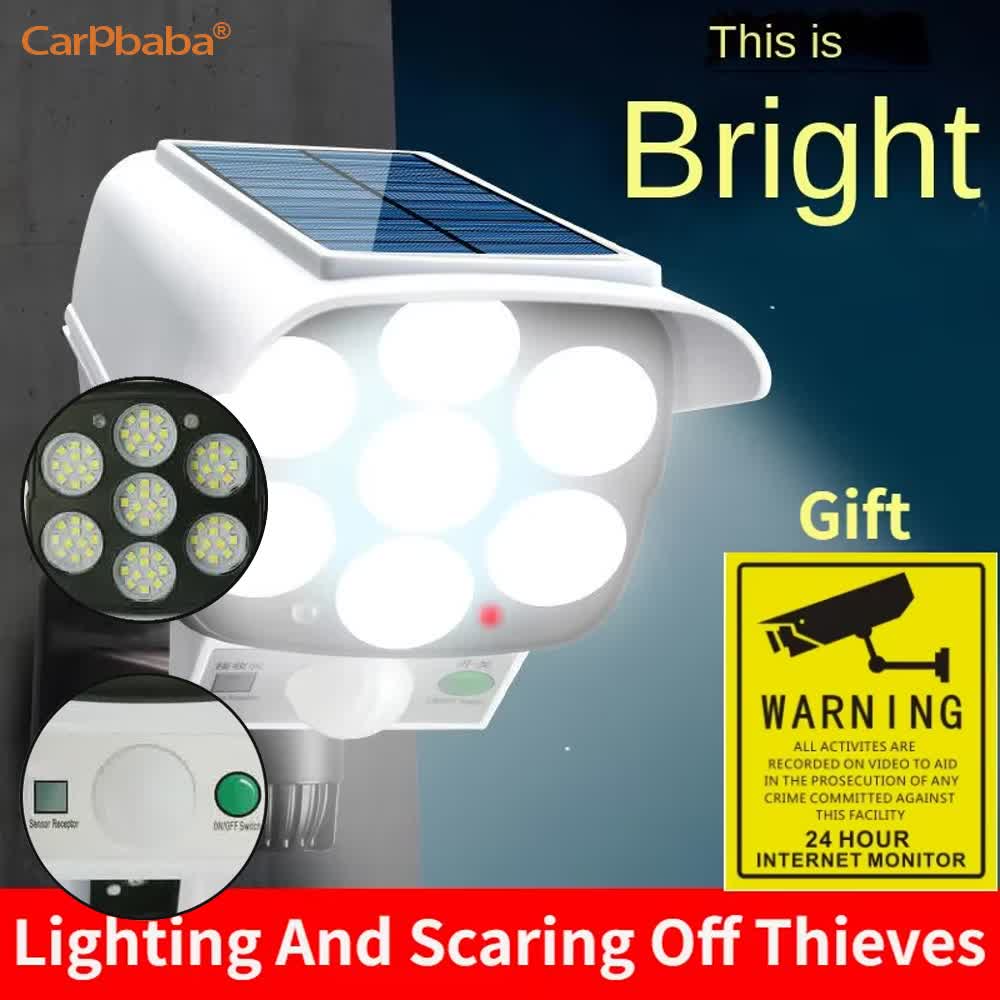 Luce solare esterna Sensore di - Home Security Wireless Cameras recensione e prezzo